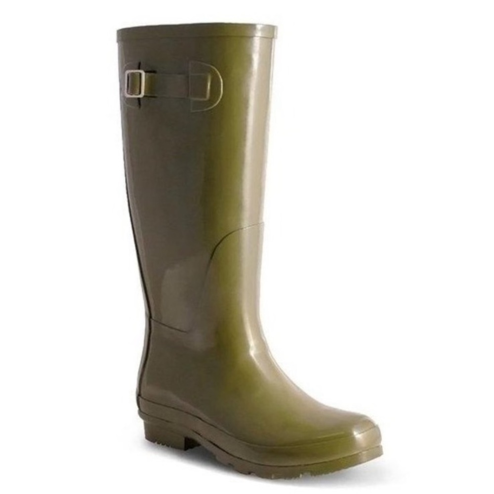 NOMAD Shiny Ivy Hurricane lol Rainboot size 8 green